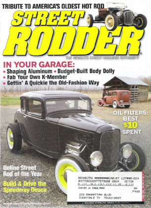 STREET RODDER 2008 APR - ISKY TRIBUTE ROADSTER, EL MIRAGE, TUNA STROMBERG